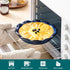 vancasso Stern Ceramic Pie Pan, 9 inch Ruffled Edge, Set of 2, Blue, Deep Baking Dishes