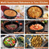 P&P CHEF Nonstick Cake Pan Set of 4 (4 + 6 + 8 + 9.5 Inch), Round Baking Pans for Layer Cake, Oven Safe