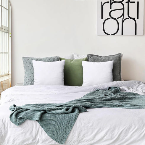 Utopia Bedding Throw Pillows Insert (Pack of 2, White) - 14 x 14 Inches Indoor Decorative Pillows