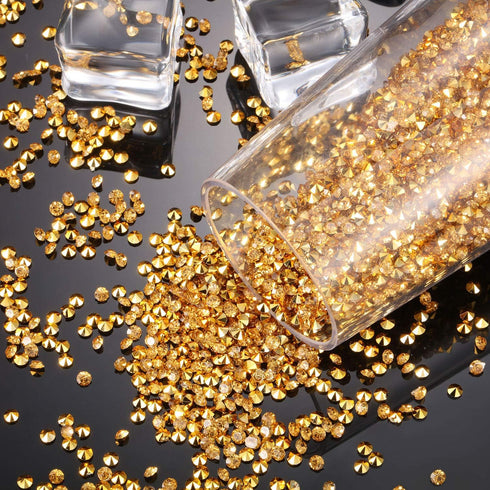10000 Clear Wedding Table Scatter Confetti - Acrylic Diamonds Rhinestones for Table Centerpiece Decorations
