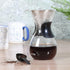 Mr. Coffee Verduzco 3 Piece 34 OZ Borosilicate Glass Pour Over Coffee Maker with Hand Guard