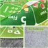 47x47'' Kids Educational Area Rug for Playroom, Round ABC Alphabet Animals Fruits & Seasons Learning Rug,Non-Slip Soft