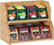 TIOPGHAD 2-Layer Stackable Bamboo Tea Bag Organizer Storage Holder & Rack -