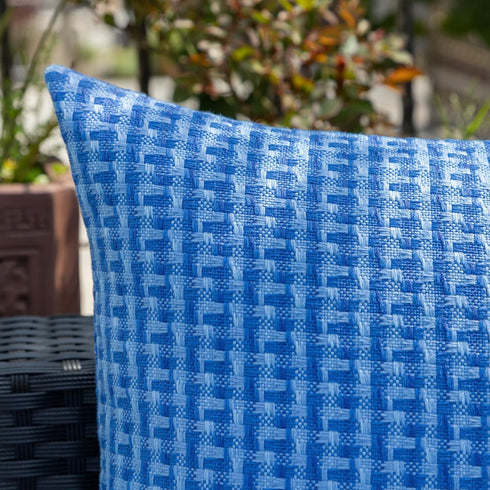 Pack 2 20x20 Inch, Kevin Textile Outdoor Waterproof Throw Pillow Covers of Farmhouse Decorative Cushion Covers
