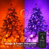 300 98FT Dimmable Brizled Smart Halloween Lights, LED Orange & Purple Color Changing String Lights APP & Voice Control