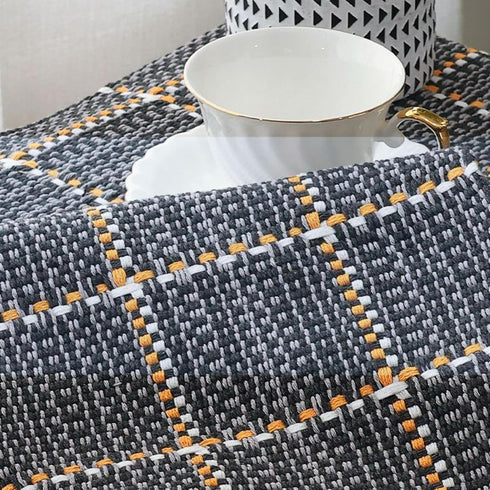 15.75 21.65 Tablecloth Nightstand End Tabletop Dust Cover x Night Stand Table Linen - Grey