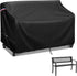 48" Outdoor Garden Bench Cover, 500D Waterproof 2- Seater Patio Loveseat Cover,