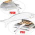 Oven Rack Hook for Sliding In-and-out, Oven Rack Push Pull Tool Puller Stick Oven Accessory for Minimizing Burn Risks
