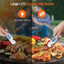 ANDAXIN Digital Instant Read Meat Thermometer - Waterproof Ultra-Fast with Backlight, Calibration & Foldable Probe -