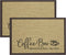 Artoid Mode Coffee Bar Mat Set of 2, Plastic Vinyl Washable Woven