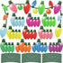 MORCART 80PCS Reflective Christmas Car Magnets Set for Refrigerator, Garage, Mailbox Decor
