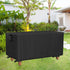 36" 36inch Black-36"L 14" 18" Outdoor Bench Cover for AquaTeak Spa Teak Shower Bench, Waterproof Teak Bench Cover