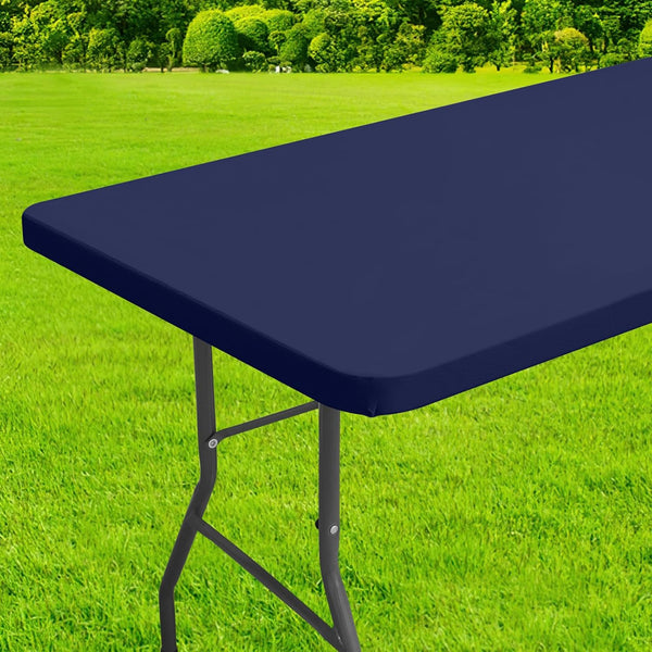 homing Rectangle Table Cloth Cover, Waterproof Polyester Elastic Fitted Tablecloth, Fits for
