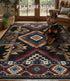 4x6,Machine YIHOUSE Rustic Cabin Area Rug Washable Lodge Bear Rug,Non-Slip Low Pile Print Pattern Western Aztec Rug
