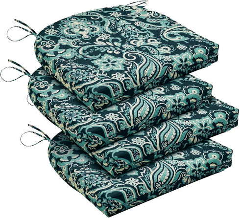 downluxe Outdoor Chair Cushions Set of 4 for Patio Furniture, Water-Resistant Patio