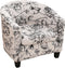 NILUOH Club Chair Slipcover 2 Piece Stretch Barrel Chair Covers Printed Tub