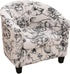 NILUOH Club Chair Slipcover 2 Piece Stretch Barrel Chair Covers Printed Tub