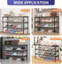5 Closet SAN HE Long Shoe Rack-Shoe Organizer Tier Shoe Rack for Front Door Entryway Garage, Stackable Free Standing