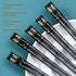 Fiberglass Chopsticks Series, Japanese Non-Slip Reusable Chopsticks, 5 Pairs Gift Set, 9.9 Inches, Black