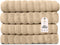 Classic Turkish Towels CTT Luxury Hand Towels Set of 4, 100% Turkish Cotton, Quick Dry, 20"x32", Almond Beige