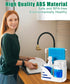Set, 4-in-1 Kitchen Soap Dispenser Dual Hand and Dish Soap Dispenser with Sponge Holder and Dishcloth Holder
