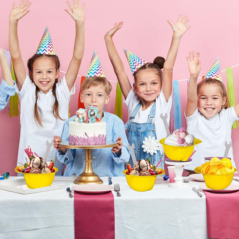 36 Sets Set Frozen Uiifan Construction Hat Ice Cream Bowls Spoon Plastic Yogurt Cups with Spoons Engineering Helmet Ice