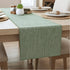 14x36 inch Coffee Table Runner Short Table Runner with Decorative Stitched Edge Natural Cotton Fabric Small Dresser