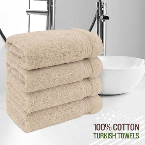 Set 4, 100% Sets, American Veteran Towel, Hand Towels for Bathroom of Cotton Turkish Hand Towel Soft Hand Face Towels