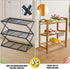 3 Closet, Small Shoe Rack for Entryway - Tier Shoe Organizer Metal Foldable Shoes Storage Rack, Zero Tool Install