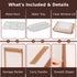 Wanbaker 68-131F 99H 6-Layer Folding Bread Proofing Box, Temp Control Timer, Foldable Dough Proofer for Sourdough