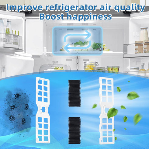 AF2 Refrigerator Air Filter by PANDEELS(3 Pack) - Fit for Frigi-daire Fridge FRGPA.AF2 FRFS2823AS, FRFS2823AW, FRFN2823A, GRFS2853AD, GRFS2853AF0, FRFC2323AS, FRFS2823AD, GRFC2353AF, GRFN2853AF by PANDEELS