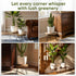 10" 2 Pack ROSSNY Small Indoor Plant Stand Stool: Fits for Under Wide Pot - Wooden Plant Stool - Single Tier Short