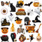 24 Pieces Halloween Refrigerator Magnets, Pumpkin Ghost Decorative Stickers for Metal Door, Mailbox, and Car Decor