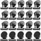 20 Pack Magnetic Clips for Refrigerator, Black Magnet Clips for Whiteboard, Photo Displays, Home, Office, Classroom