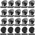 20 Pack Magnetic Clips for Refrigerator, Black Magnet Clips for Whiteboard, Photo Displays, Home, Office, Classroom