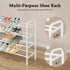 Closet,4 28 42, 24 Gewudraw Shoe Rack for Tier Shoe Organizer, Metal Shelf Can Expandable to for Bedroom, Entryway