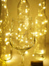 Wine Bottle Lights with Cork, Battery Operated 20 LED Fairy Mini String Lights for DIY, Party, Decor (3, Warm White)