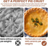 Sukh 1LB Pie Weights for Baking, Reusable Ceramic Weights for Pie Crust, Natural Stoneware