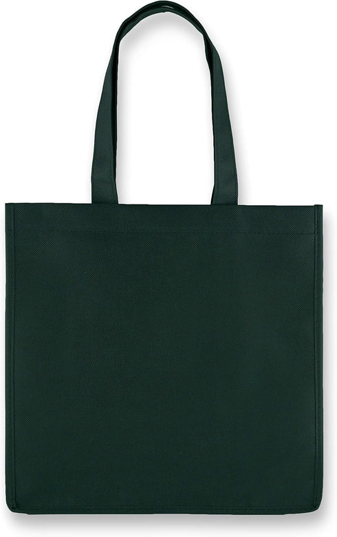 True Wine Shopping Bag - 6 Bottle Tote with Divider Insert, Reusable Green Carry Bag