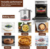 Premium Springform Pan Set - 4, 7, 9, 10 Inches Round Cake Pans with Removable Bottom