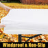 Smiry Waterproof Rectangle Picnic Table Cloth, Elastic Fitted Tablecover for 5 Foot Tables, Washable Polyester