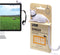 Monkey Business Ginger The Cat Tail Hook for Computer Screen, Decorative Desk Headphone Hanger for Accessories (White)