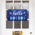 Blulu Hello Winter Door Sign Decoration, Welcome Winter Wall Decor Glove Hanging Sign for Porch Farmhouse Outdoor Home