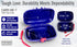 Carry-Dri EZ Travel Bar Soap Container, Durable Leakproof Soap Holder with Patented Air Vents, Compact Case