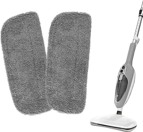 Fanshuge 2Pack Steam Mop Replacement Pads Compatible with GorFanty Steam Mop Model GF-6610B/GF-6610Highly
