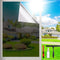 One Way Privacy Window Film, Sun Blocking Heat Tint, Static Cling & Anti UV, Black-Silver, 17.5 x 78.74 Inch