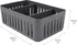 Simplify 3 Compartment Stackable Bin with Adjustable Dividers, Drawer Organizer, Storage Basket for Office, Desk