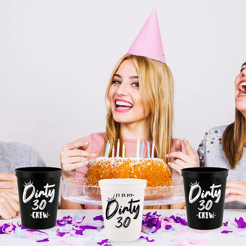 It Is My Dirty 30 Years Old Crew Cup, Stadium Party Cup for 30th Birthday Decorations