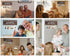 Grandparents Gifts from Grandchildren, Photo Holder for Side by Side or Miles Apart, Great for Christmas Birthday