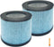 Compatible with TOPPIN TPAP002 HEPA Comfy Air C1, Part # TPFF002, 4in1 H13 High-Efficiency Filters, 2 Packs